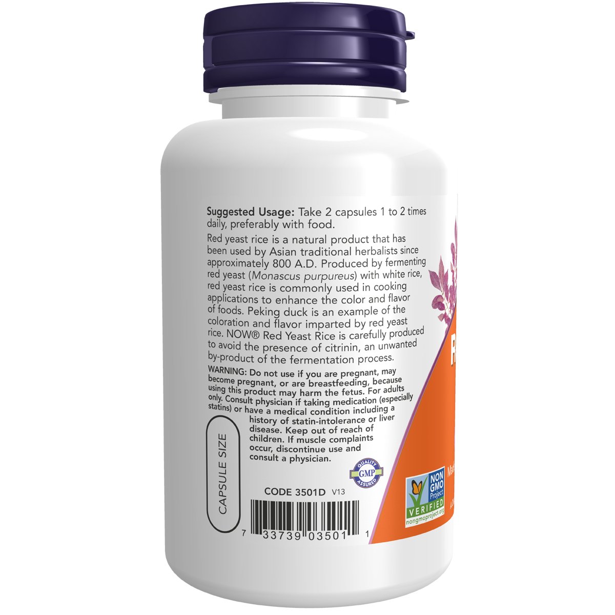 Red Yeast Rice 600mg 120VC