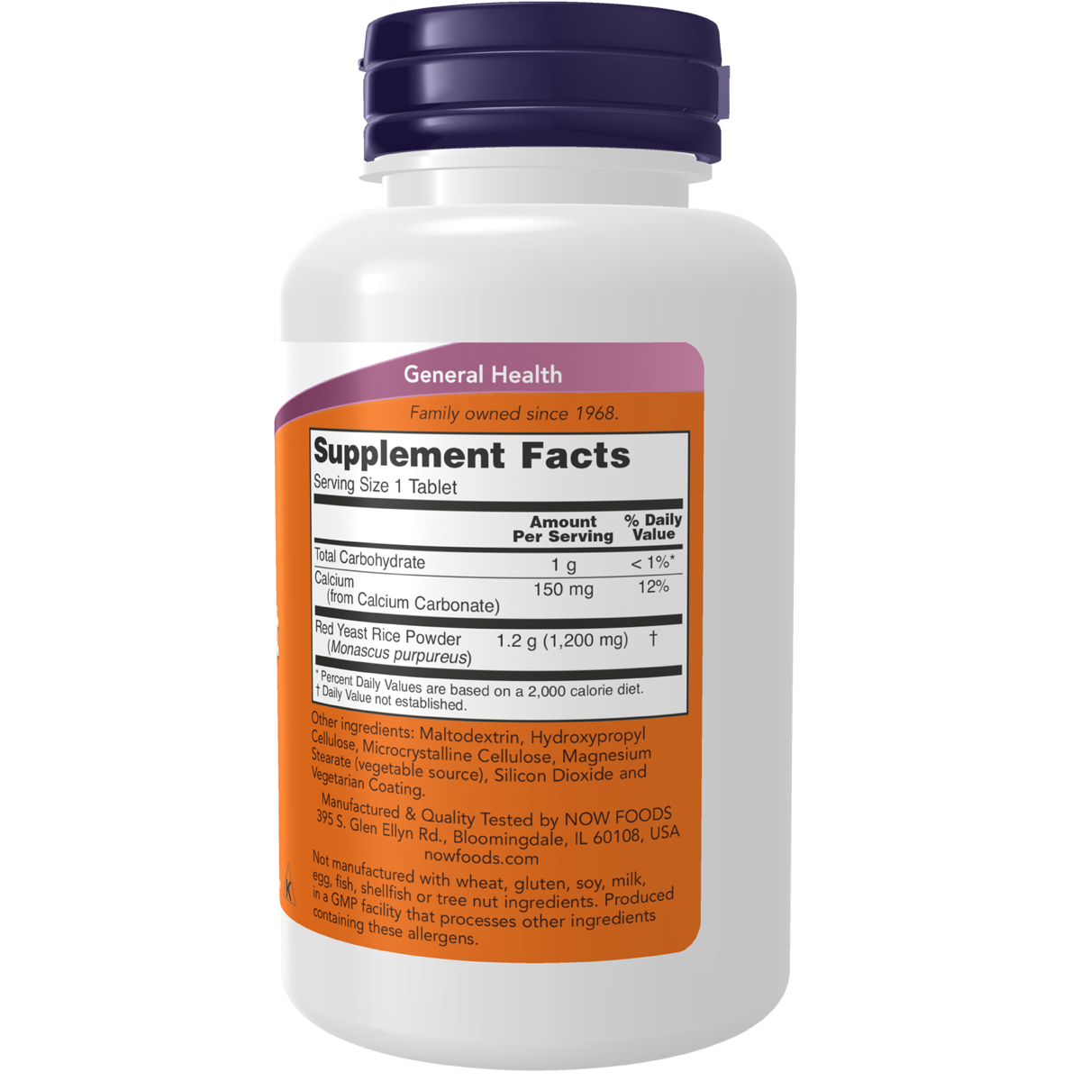 Red Yeast Rice 1200mg 60T
