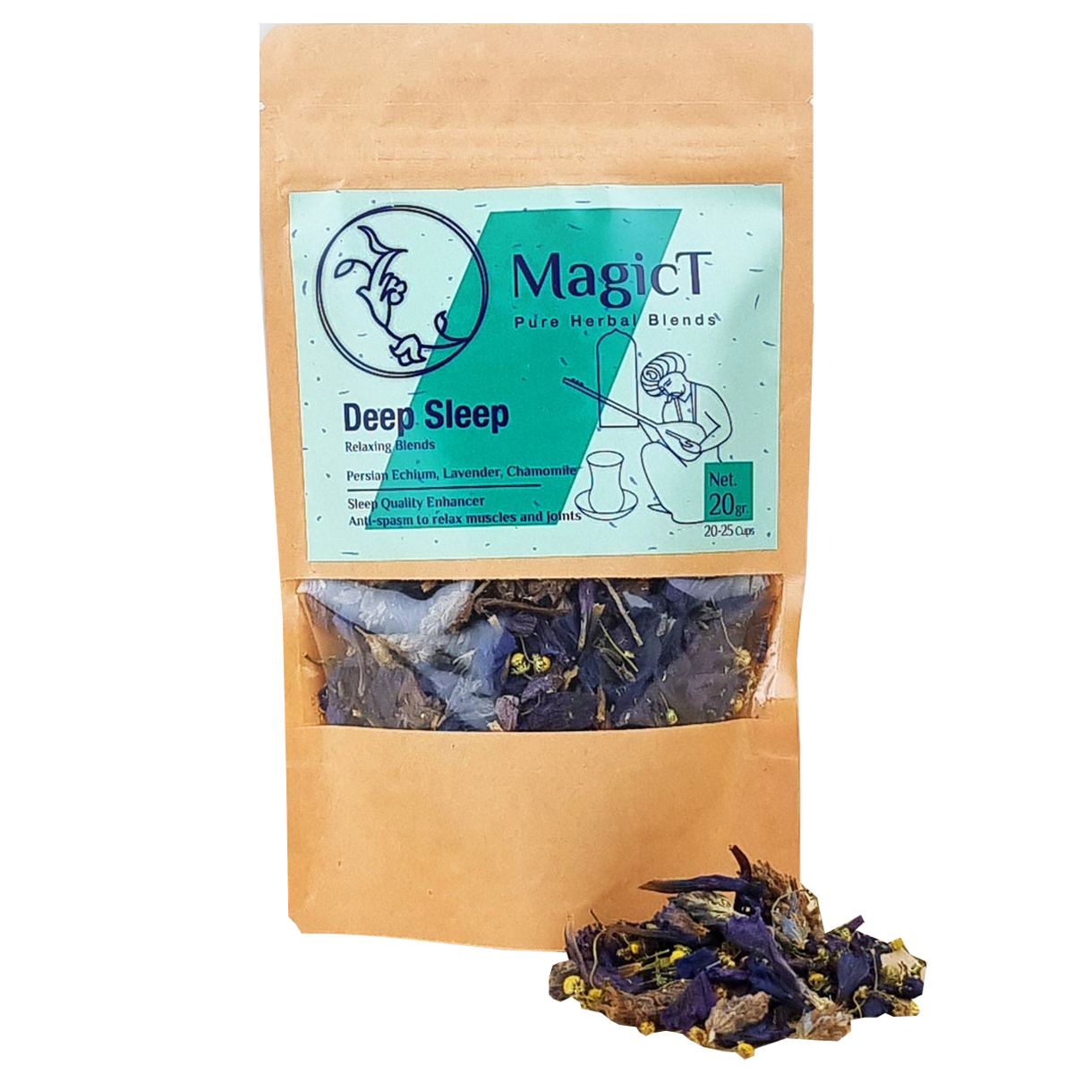 Relax - Deep Sleep 20g pouch and 30g glass jar