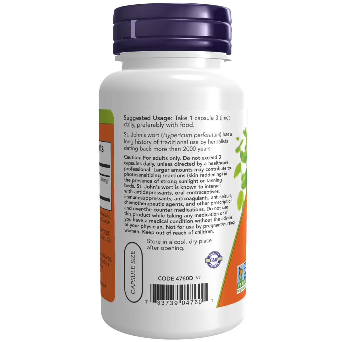 St. John's Wort 300mg 100VC