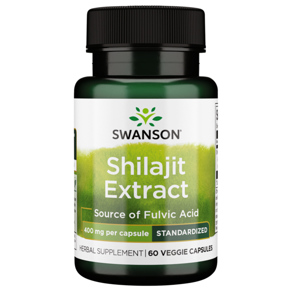 Swanson - Shilajit Extract Standardised 400mg 60VC
