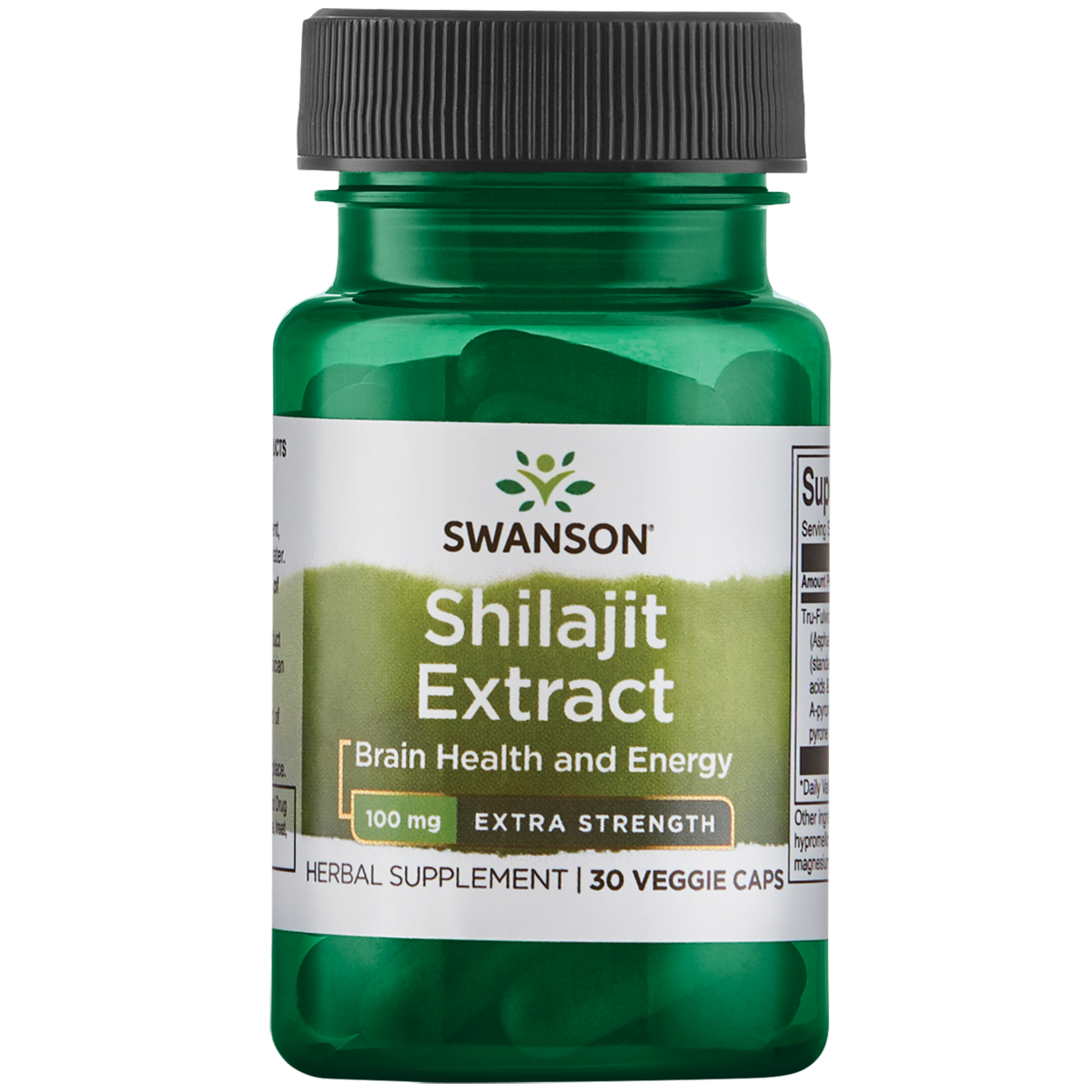 Swanson - Shilajit Extract Tru-Fulvic® - Extra Strength 100mg 30VC