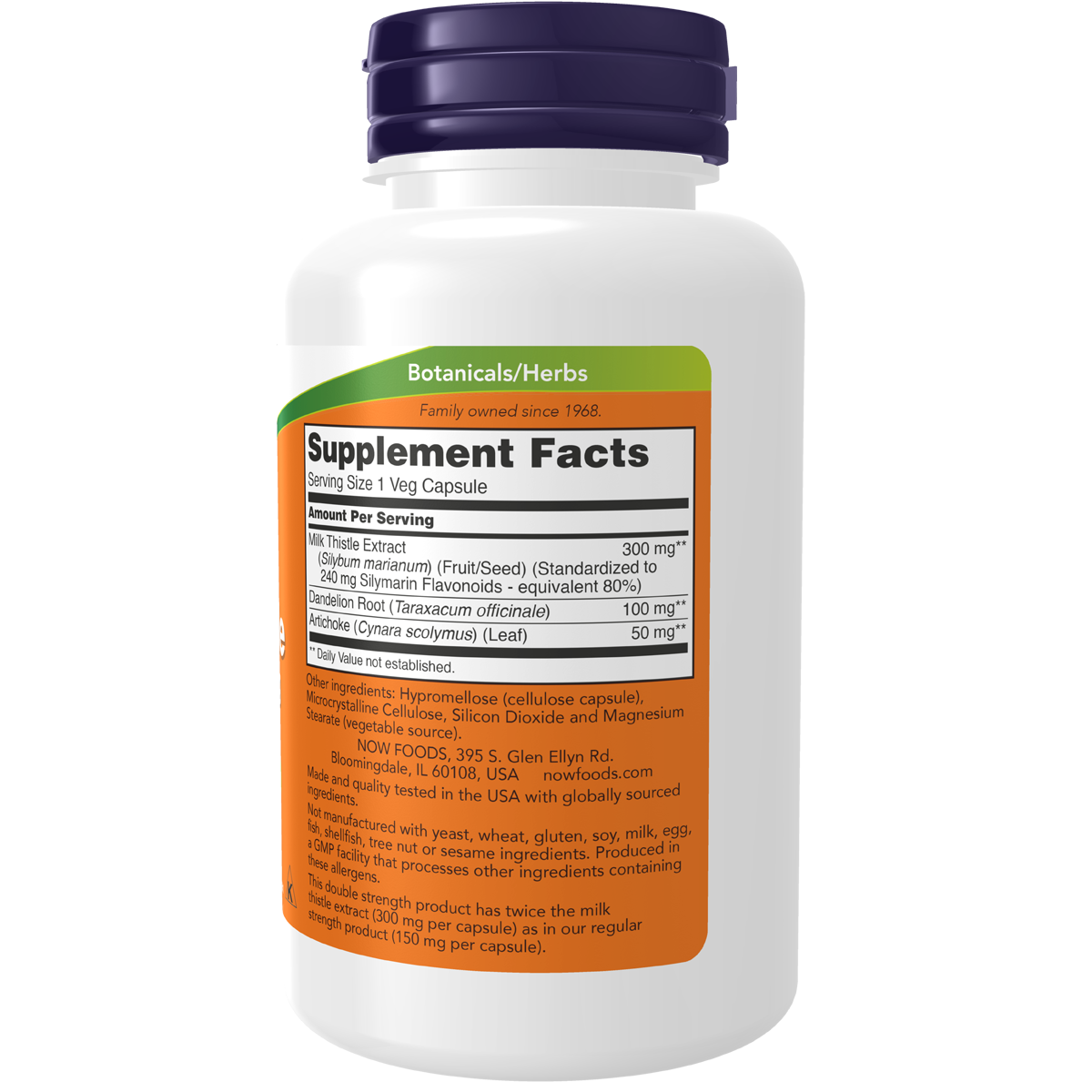 Milk Thistle Extract 300mg 100VC