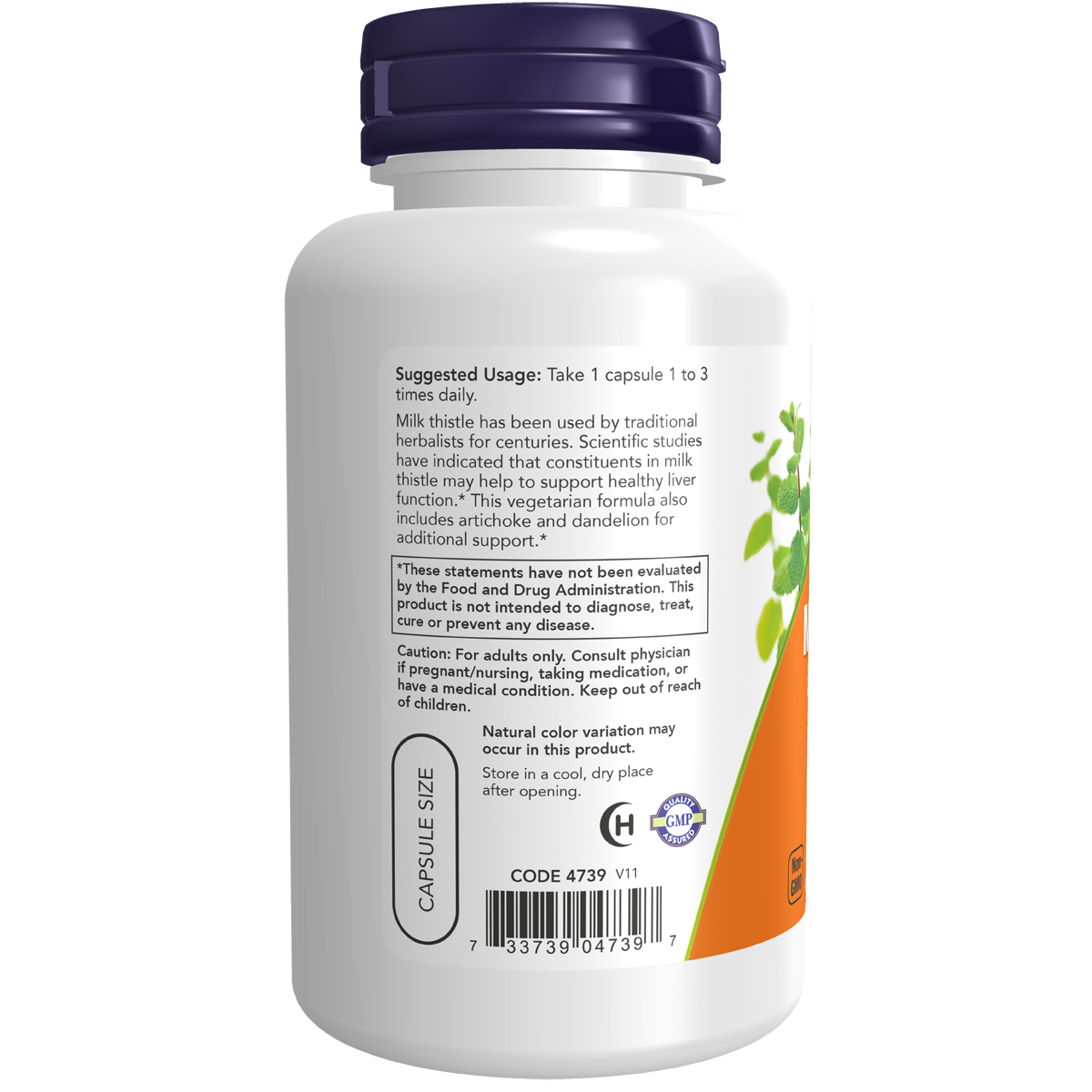 Milk Thistle Extract 300mg 100VC