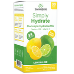Swanson - Simply Hydrate Lemon-Lime 30 Pkts