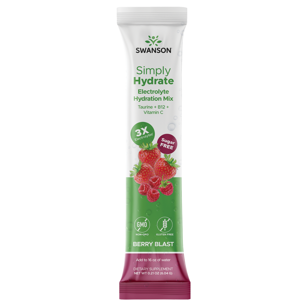 Swanson - Simply Hydrate Berry Blast 30 Pkts