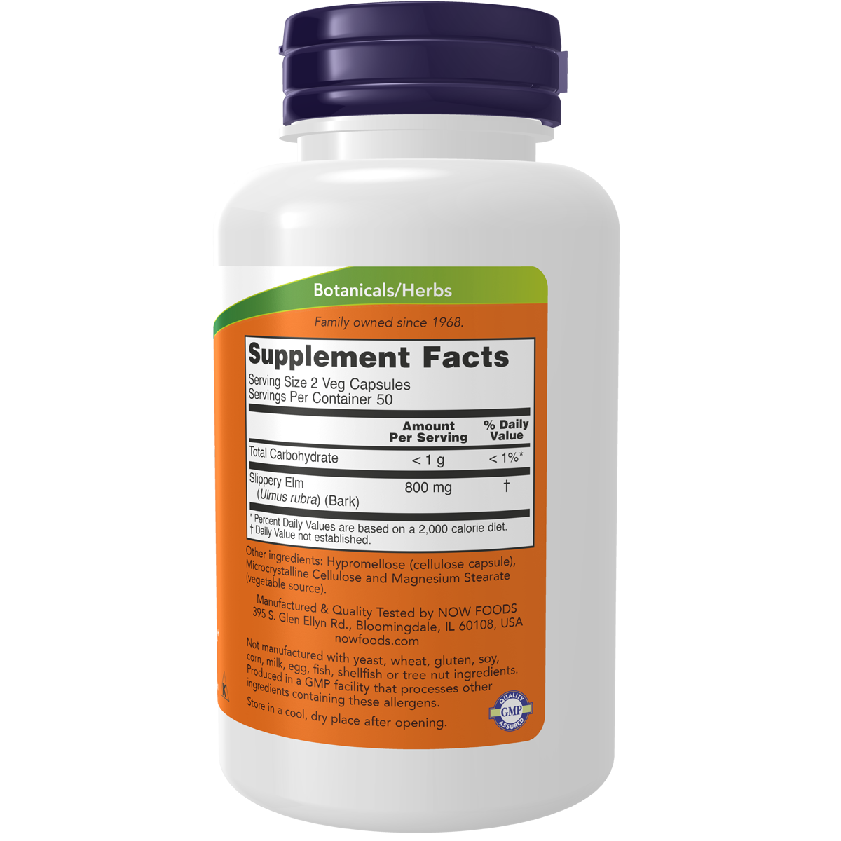 Slippery Elm 400mg 100VC