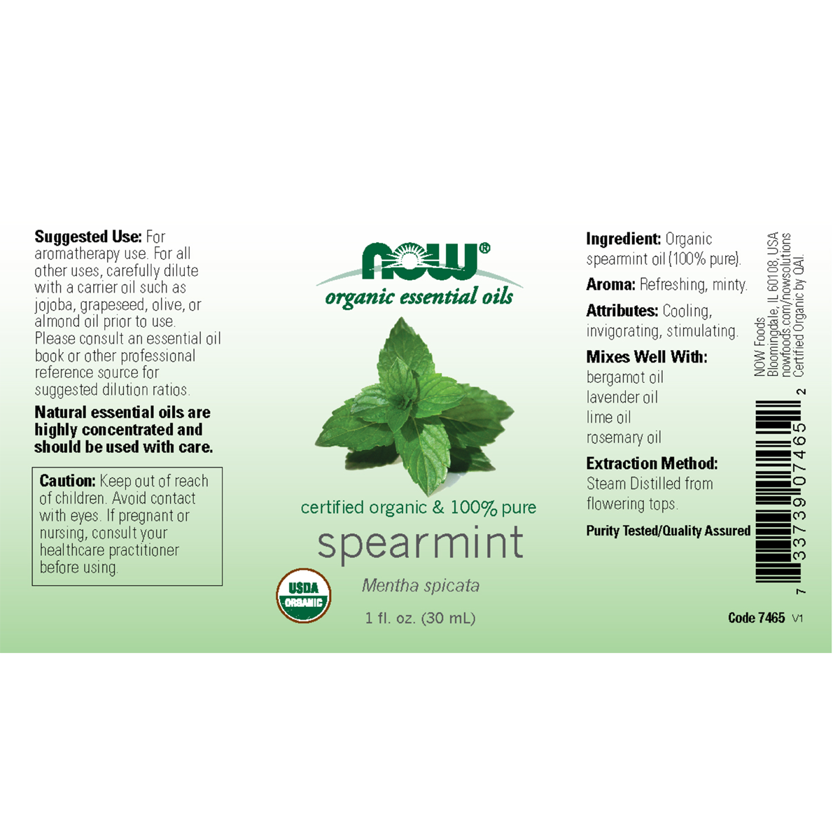 SPEARMINT OIL (Mentha Spicata)