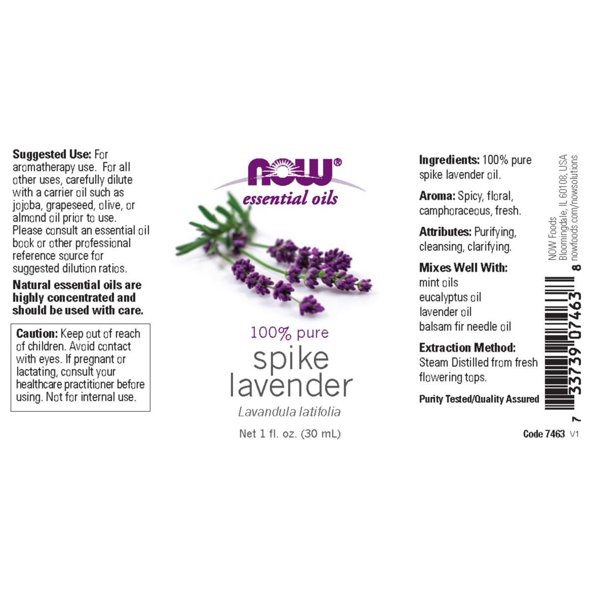 Spike Lavender 30ml (Lavandula Latifolia)