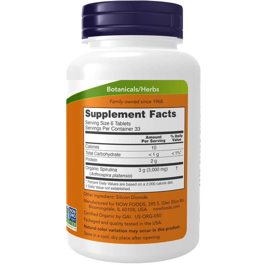 Spirulina (Organic) 500mg 200T