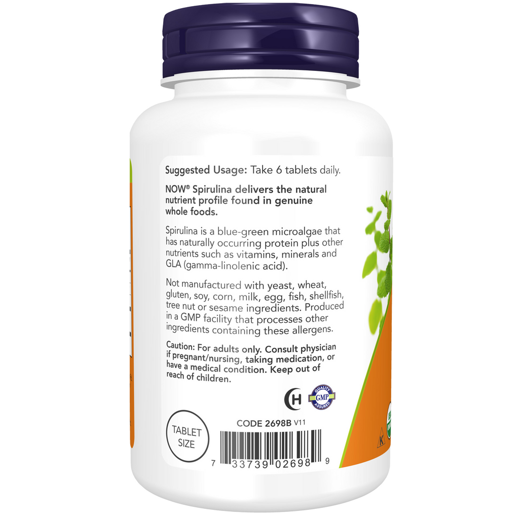 Spirulina (Organic) 500mg 200T