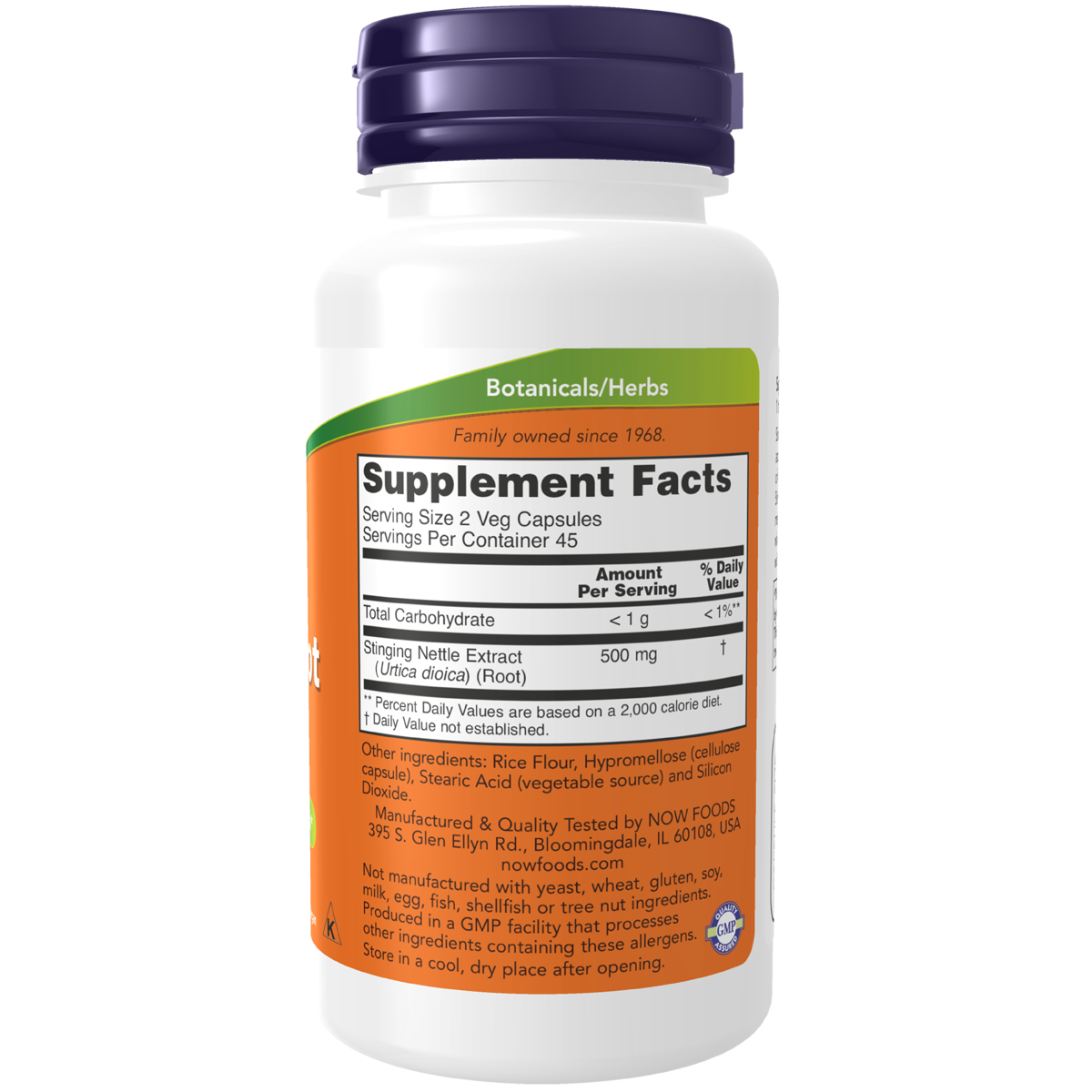 Stinging Nettle Root Extract 250mg 90VC