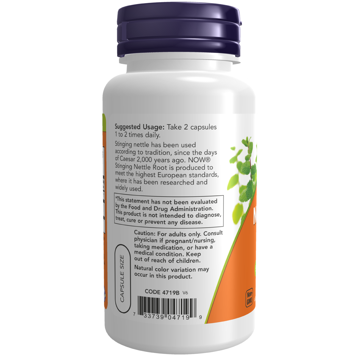 Stinging Nettle Root Extract 250mg 90VC