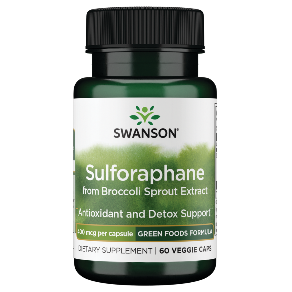 Swanson - Sulforaphane 400mcg 60VC (from broccoli sprout extract)