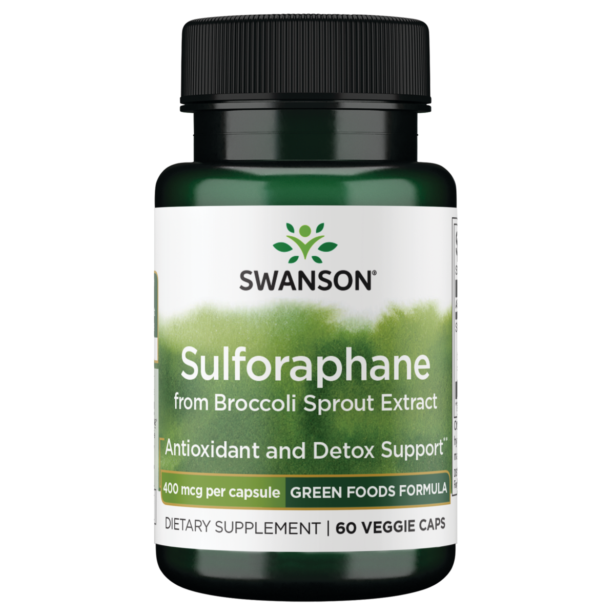 Swanson - Sulforaphane 400mcg 60VC (from broccoli sprout extract)