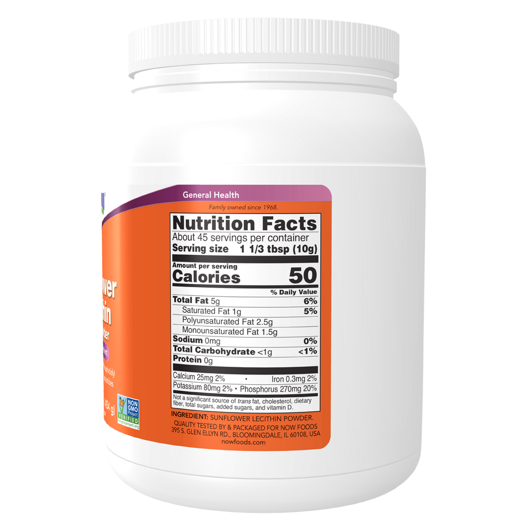 Sunflower Lecithin Pure Powder NON-GMO 454g