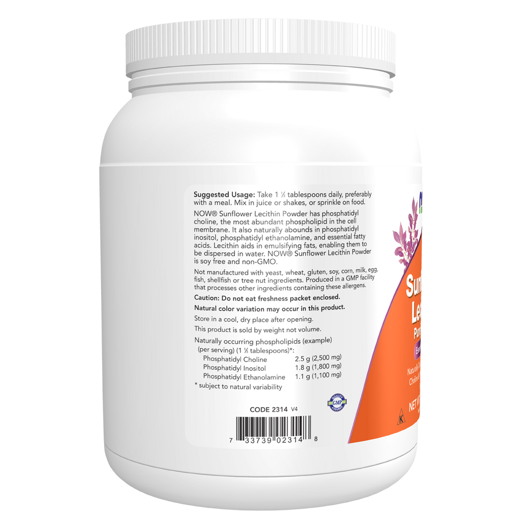 Sunflower Lecithin Pure Powder NON-GMO 454g