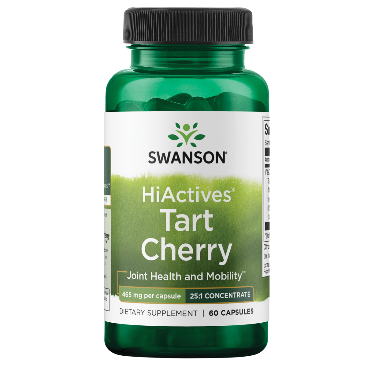 Swanson - Tart Cherry HiActives® 465mg 60C