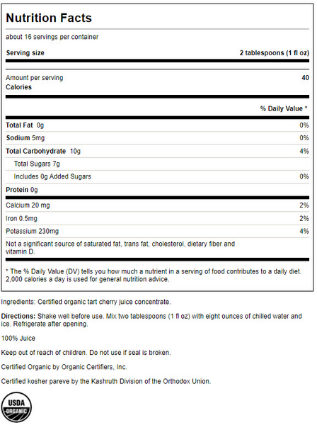 Swanson - Tart Cherry Juice Concentrate 473 ml