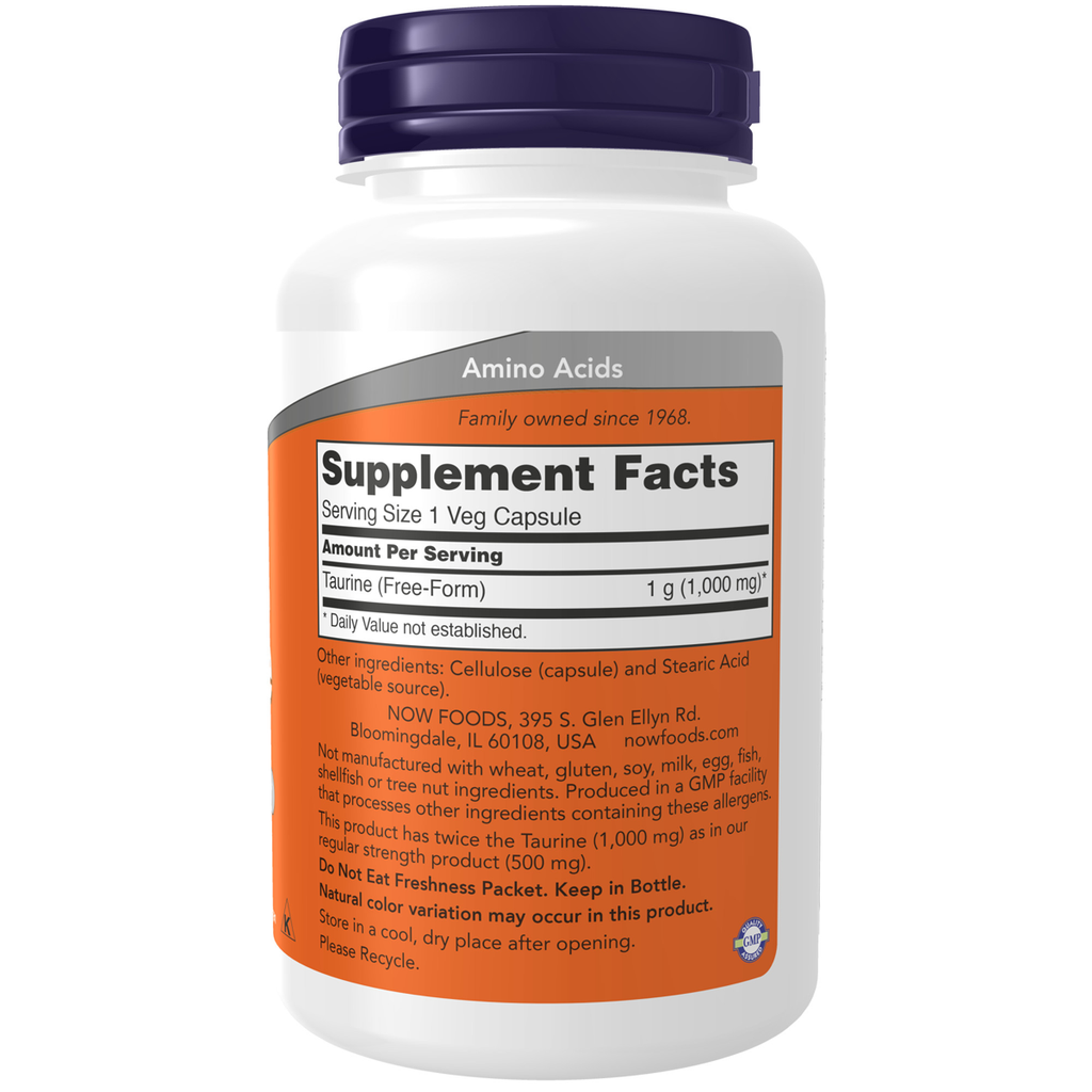 Taurine Double Strength 1,000mg 100VC