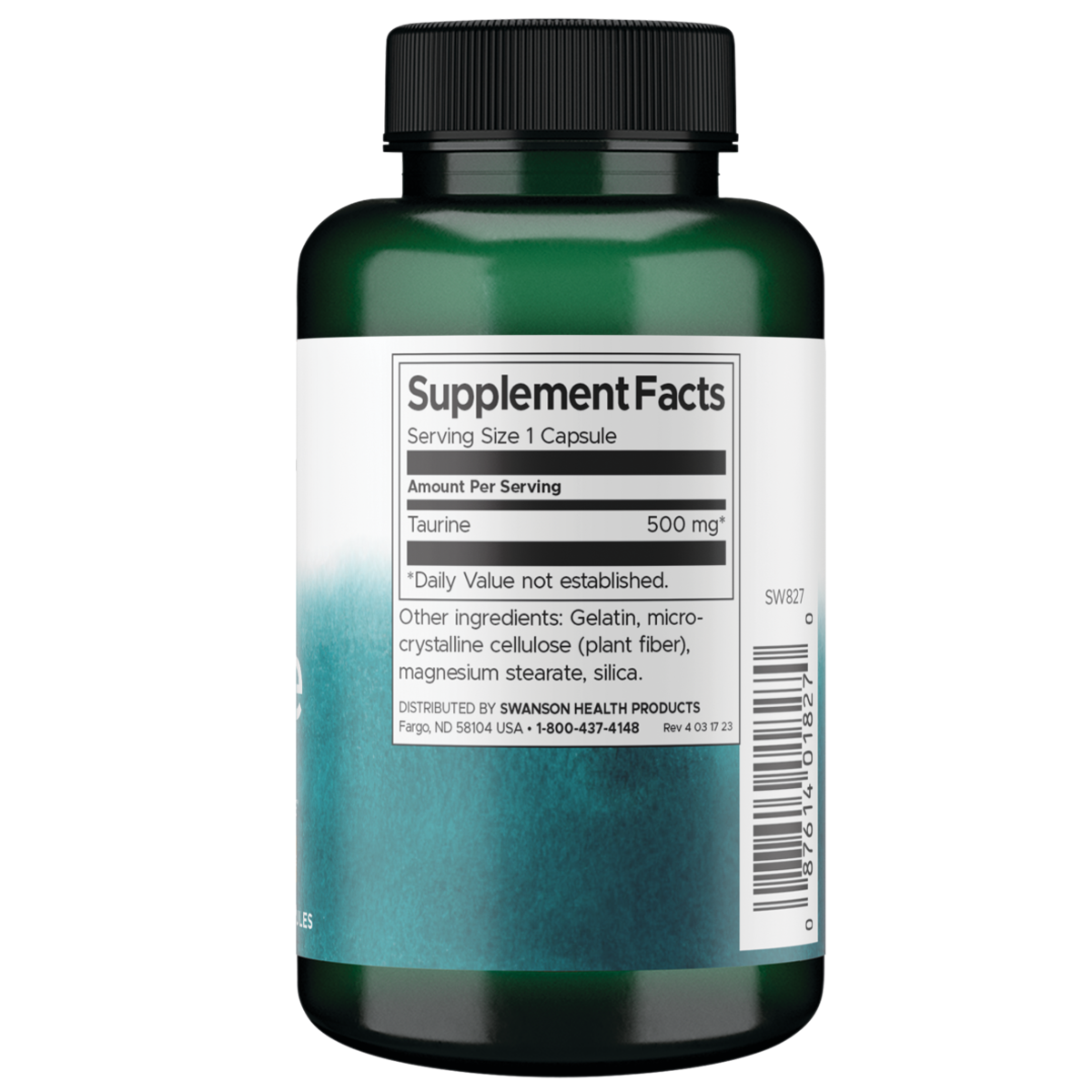 Swanson - Taurine 500mg 100C
