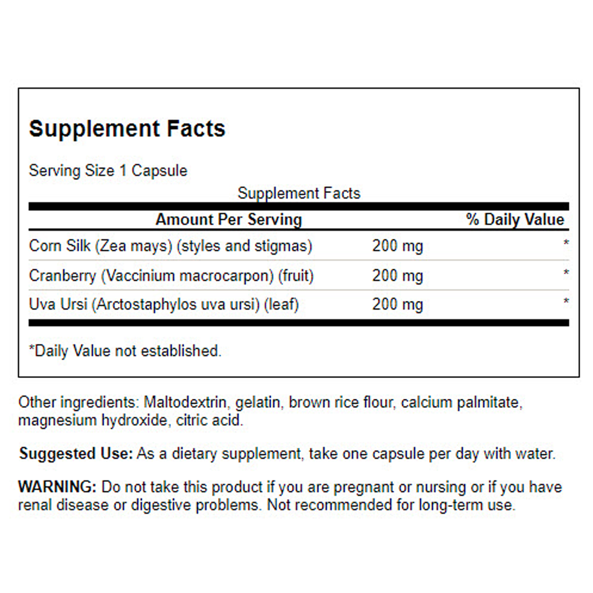 Swanson - Urinary Care 60C