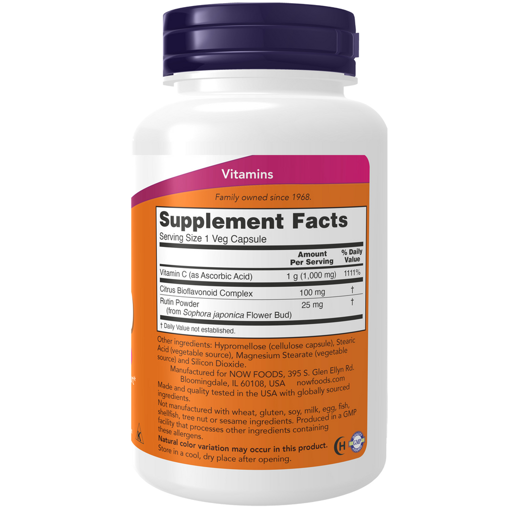 Vitamin C-1000 With 1000mg of Bioflavonoids 100VC