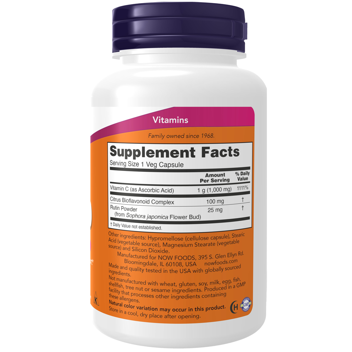 Vitamin C-1000 With 1000mg of Bioflavonoids 100VC