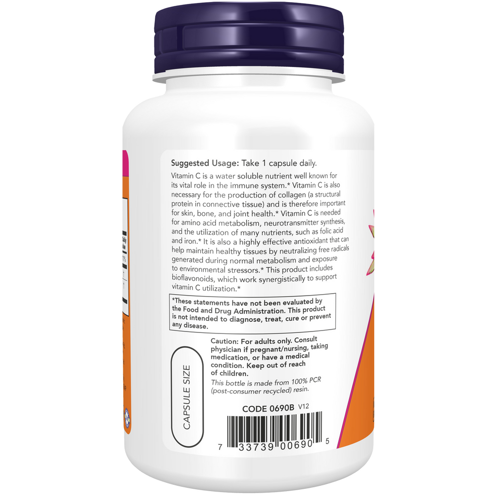 Vitamin C-1000 With 1000mg of Bioflavonoids 100VC