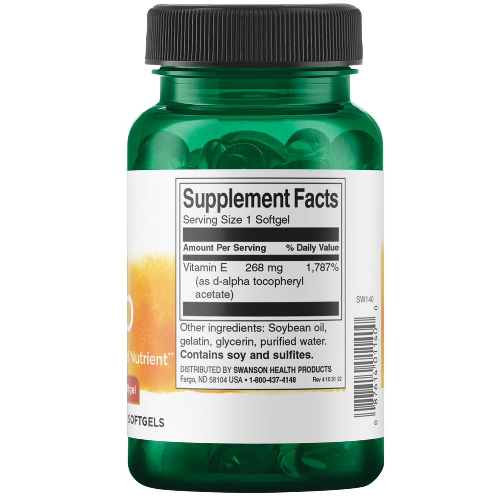 Swanson - Vitamin E-400 100SG