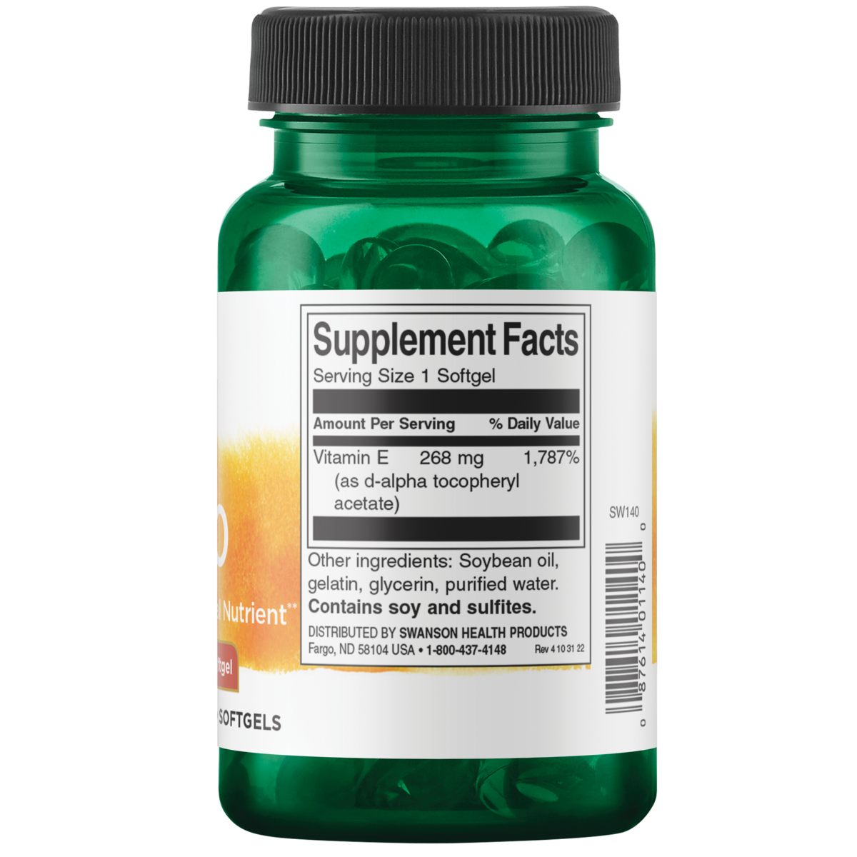 Swanson - Vitamin E-400 100SG