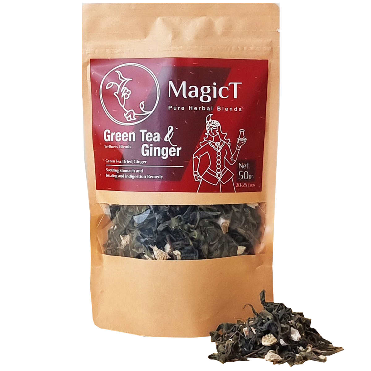Wellness - Green Tea and Ginger 50g