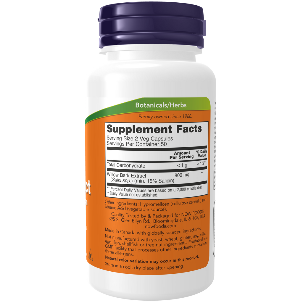 Willow Bark Extract 400mg 100VC