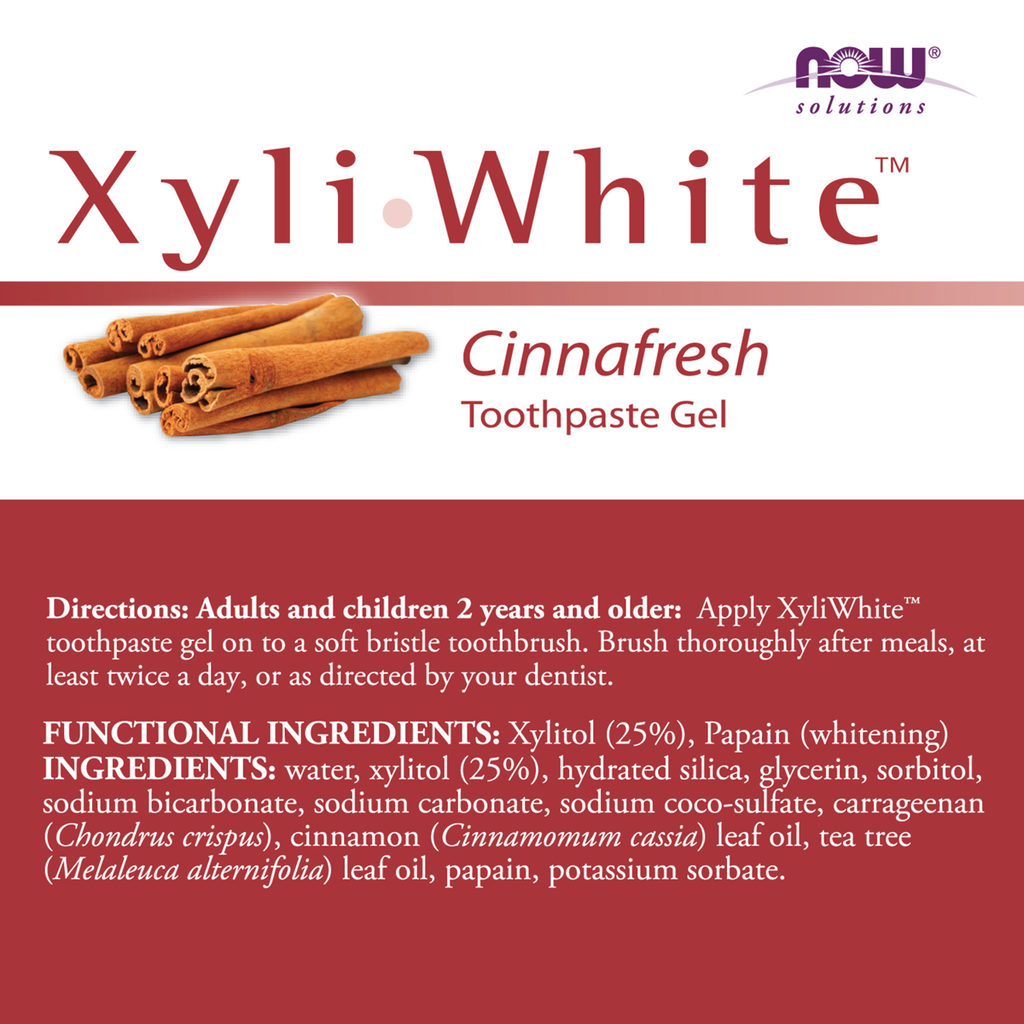 XyliWhite Toothpaste Gel - Cinnafresh 181g