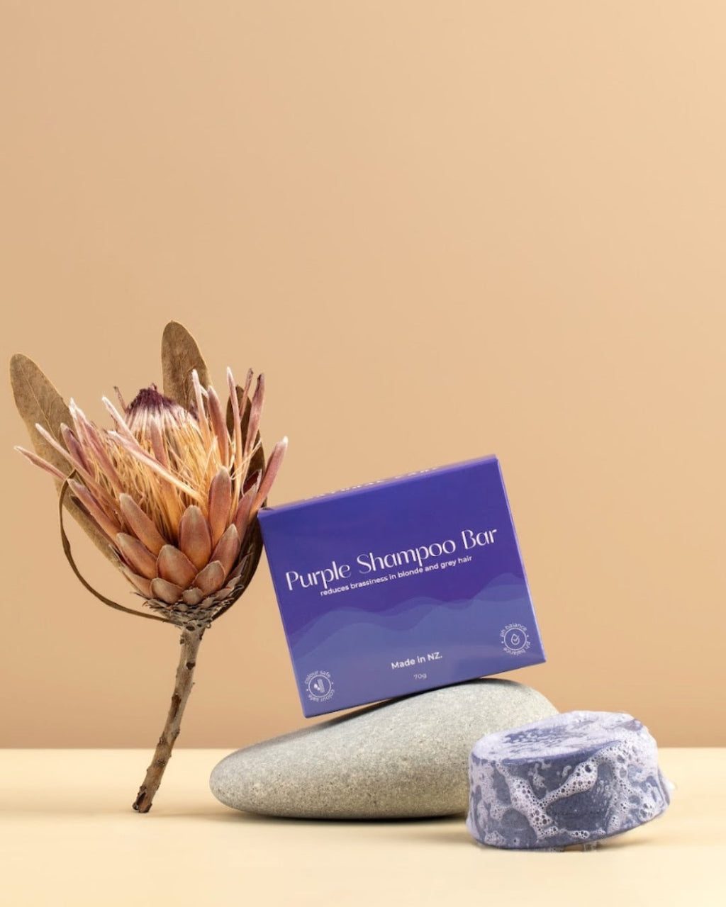 Purple Toning Shampoo Bar - product photo 3