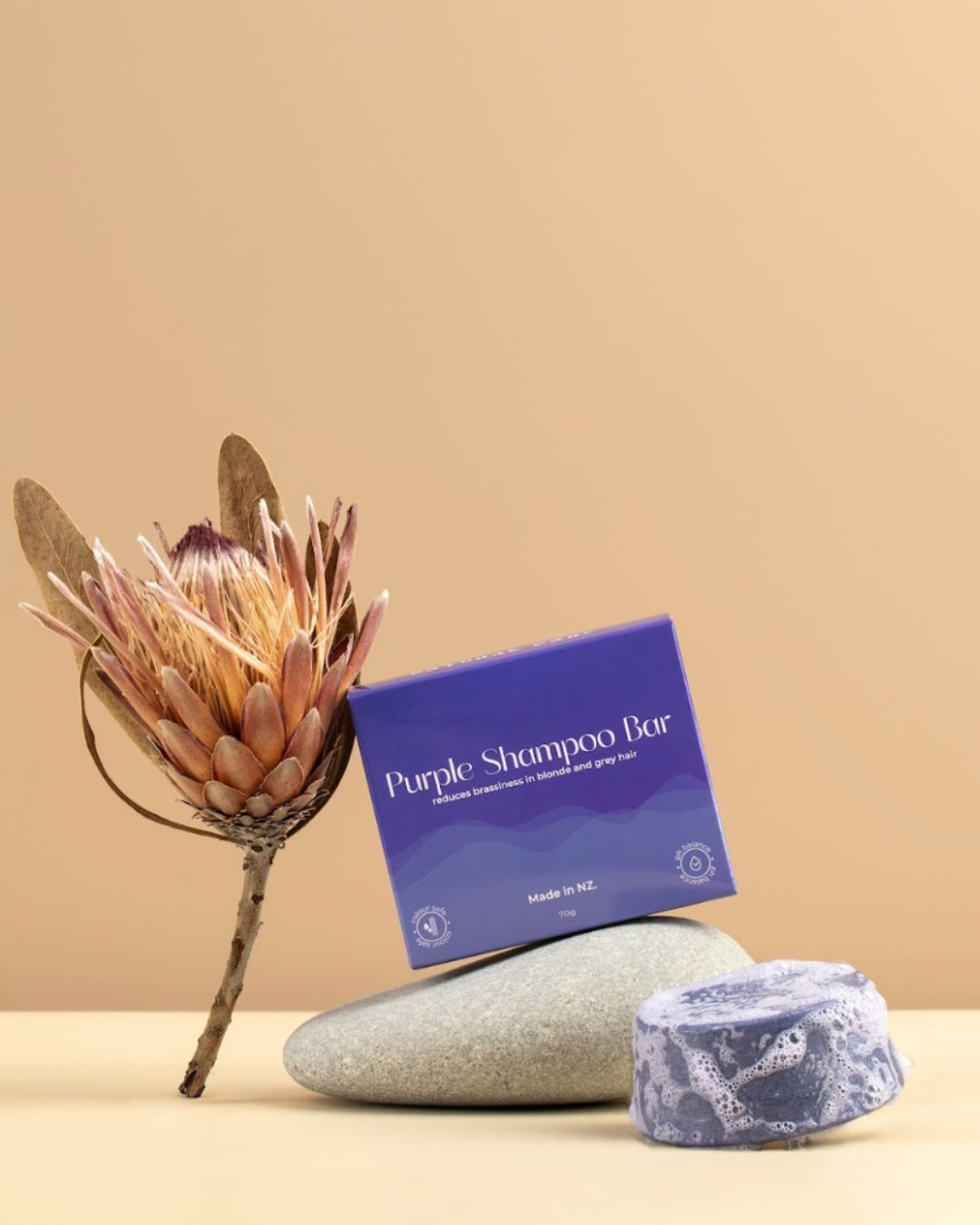 Purple Toning Shampoo Bar - product photo 3