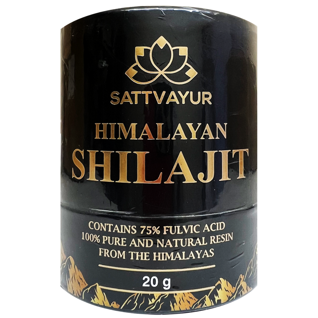 SATTVAYUR (Urmilife) - Himalayan Shilajit Resin 20g (Contains 75% Fulvic Acid)