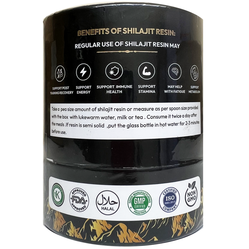 SATTVAYUR (Urmilife) - Himalayan Shilajit Resin 20g (Contains 75% Fulvic Acid)