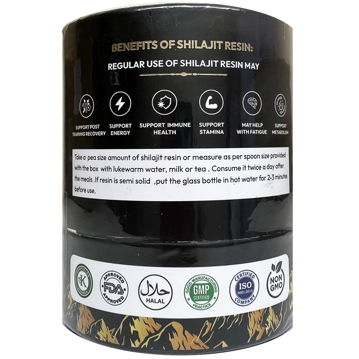 SATTVAYUR (Urmilife) - Himalayan Shilajit Resin 20g (Contains 75% Fulvic Acid)