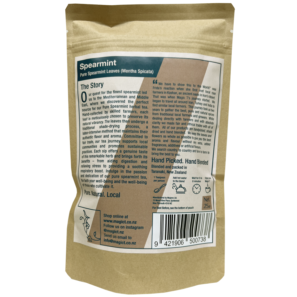 Pure Herbs - Pure Spearmint 25g & 60g