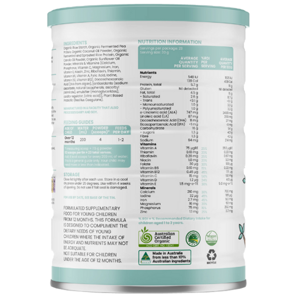 Sprout Plant-Based Toddler Drink 700g 12+ Months